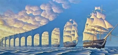 Optical Illusion What Do You See First Bridge Or Ship