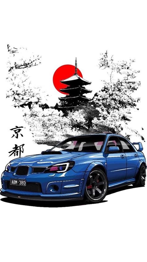 Subaru Impreza Wrx Sti In 2023 Jdm Wallpaper Cool Car Drawings