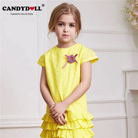 Candydoll 2017 Children Summer Dress Cotton Girls Clothes Vestido