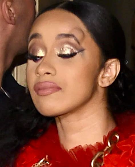 Cardi B Exits Bash Barefoot With Her Dress Ripped And Butt Out After