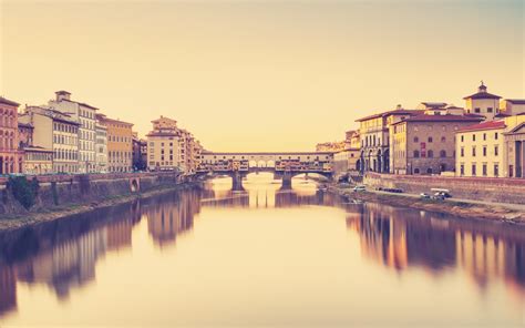 503560 Ponte Vecchio Florence Italy River Bridge Building Day
