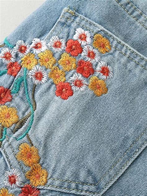levi s in 2020 flower embroidered jeans denim embroidery embroidery