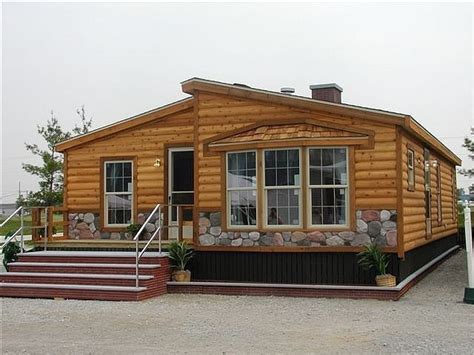 New Mobile Homes That Look Like Log Cabins New Home Plans Design