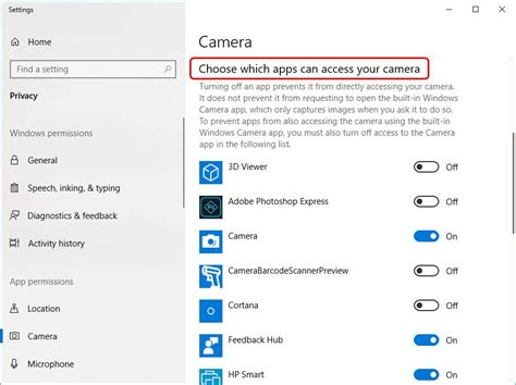 Lenovo Windows 10 Check Which App Is Using Camera