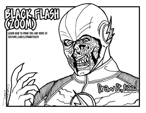 Black Flash / Zoom (The Flash) - Draw it, Too!
