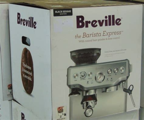 Free shipping to your door. Breville the Barista Express Coffee Machine - Black Sesame ...