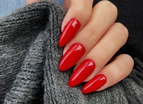 This content is imported from instagram. 50 diseños creativos de uñas acrílicas rojas para ...