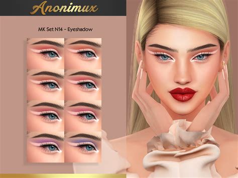 The Sims Resource Makeup Set N14 Eyeshadow