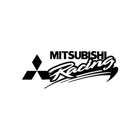 Sticker Et Autocollant Mitsubishi Racing