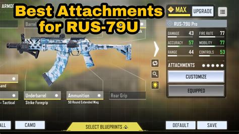 Best Attachment For Rus 79u With 50 Round Extended Mag Gunsmith Loadout
