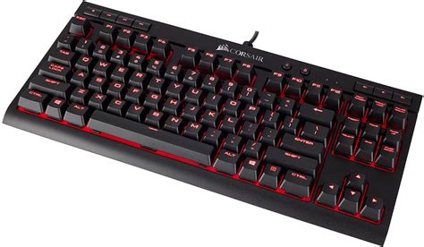 Corsair K63 Compact Mechanical Gaming Keyboard Backlit Red Let