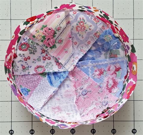 Mad For Fabric Pincushion Band Sewn Together Seam Ironed Sewing