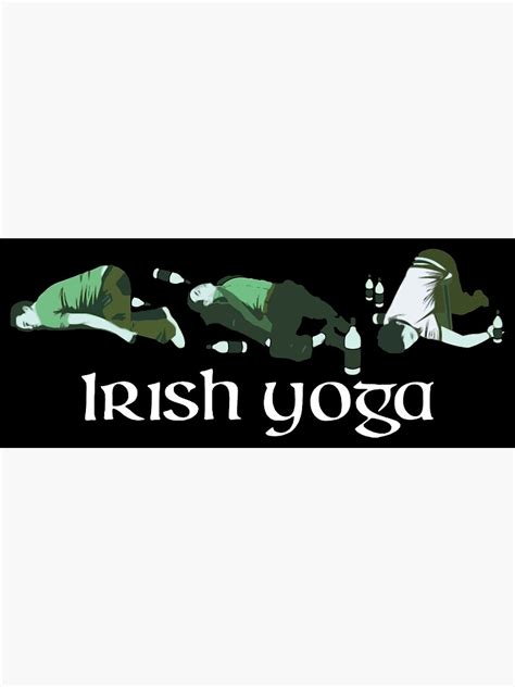 Irish Yoga Poster For Sale By Caoyan Redbubble