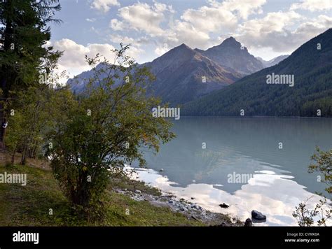 Kucherla Lake Altay Russia Stock Photo Alamy