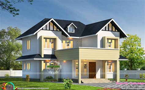 Nice And Simple 1656 Sq Ft Home Kerala Home Design And Floor Plans