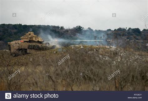 A Bradley Fighting Vehicle From The 2nd Armored Brigade Combat Team