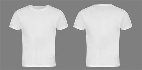 화이트 블랭크 티셔츠 앞면과 뒷면 T 셔츠에 대한 스톡 사진 및 기타 이미지 Istock