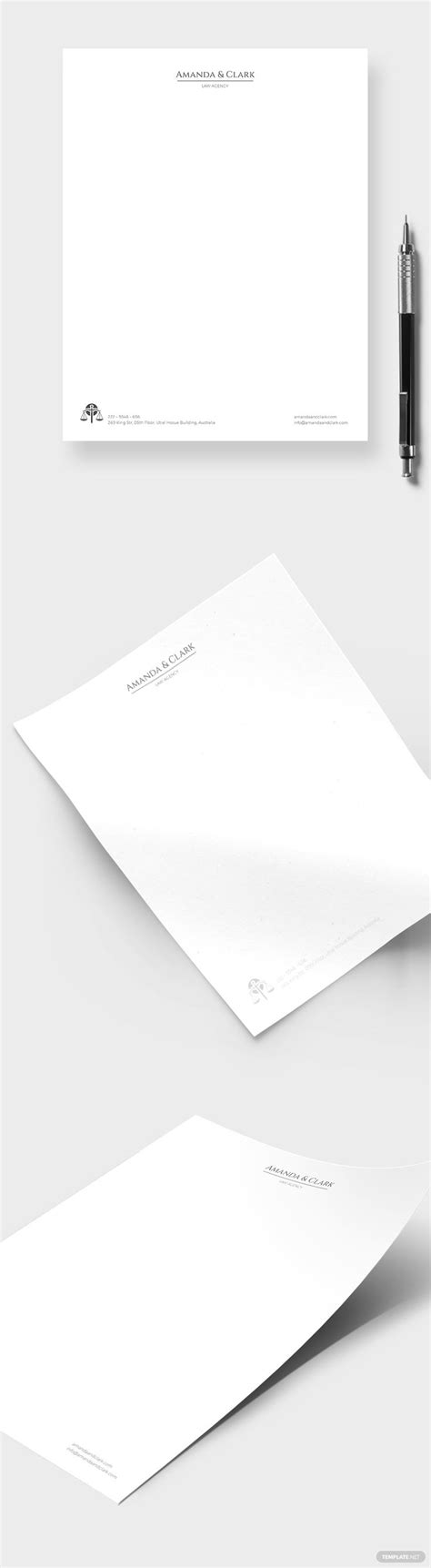 Legal letterhead templates for professional attorneys and law offices! Legal Letterhead in 2020 | Letterhead template word ...