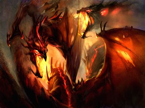 100 Fire Dragon Wallpapers