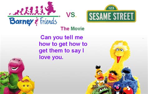 Barney Vs Sesame Street By Themindofkeith On Deviantart