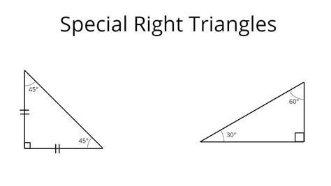 Right Triangles That Are Special Using The Pythagorean Theorem Wisc