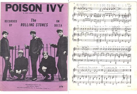 Poison Ivy Rolling Stones The 楽譜 売り手： Nanook7 Id 3113316989