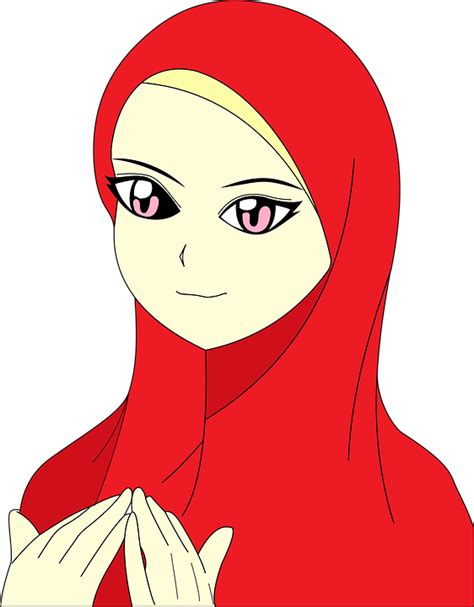 Gambar Kartun Anak Muslim Belajar Png Hijabfest