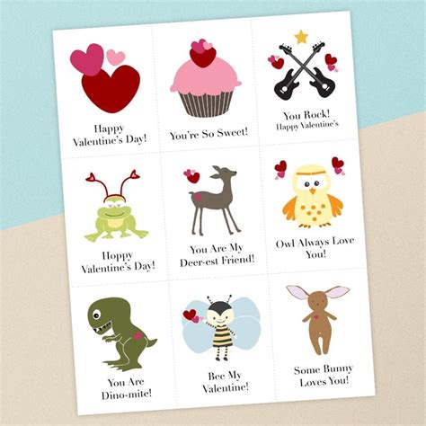 Free printable cards for kids. Valentines Day Cards for Kids: Free Printable Download | Ideas for the Home