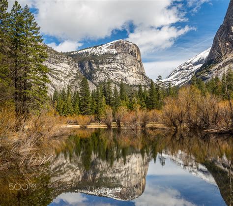 Mirror Lake At Yosemite National Park By Romualdzdebskiy Ernststrasser