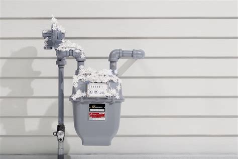 Leave your house to call your gas provider. Service Line Gas Meter Installation