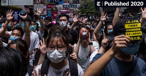 Despite Coronavirus Hong Kong Protesters Rally Against China The New