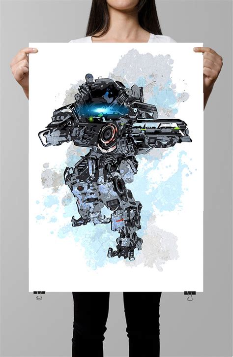 Titanfall 2 Ion Class Fan Art Poster Titan Gamer Art Etsy