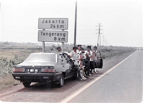 Tol Tangerang Jakarta Around Bitung 1980s Indonesia