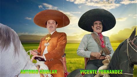 🐴 Corridos De Caballos 🐴 Vicente Fernández Vs Antonio Aguilar 🐴mix
