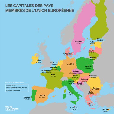 Carte Des Capitales Européennes Touteleuropeeu