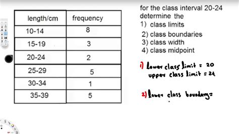 These are not part of the classes or the data set. How Do You Find Class Boundaries In Statistics ...