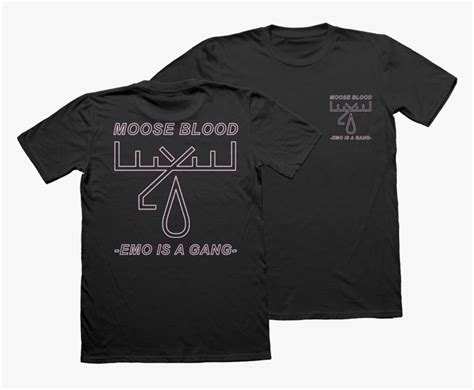 Moose Blood Emo Is A Gang T Shirt Merch Mouth Moose Blood Emo Is A