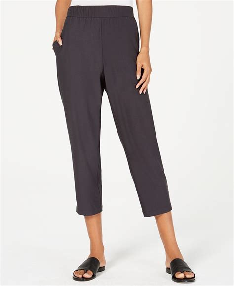 Eileen Fisher Tapered Ankle Pants Regular And Petite Macys