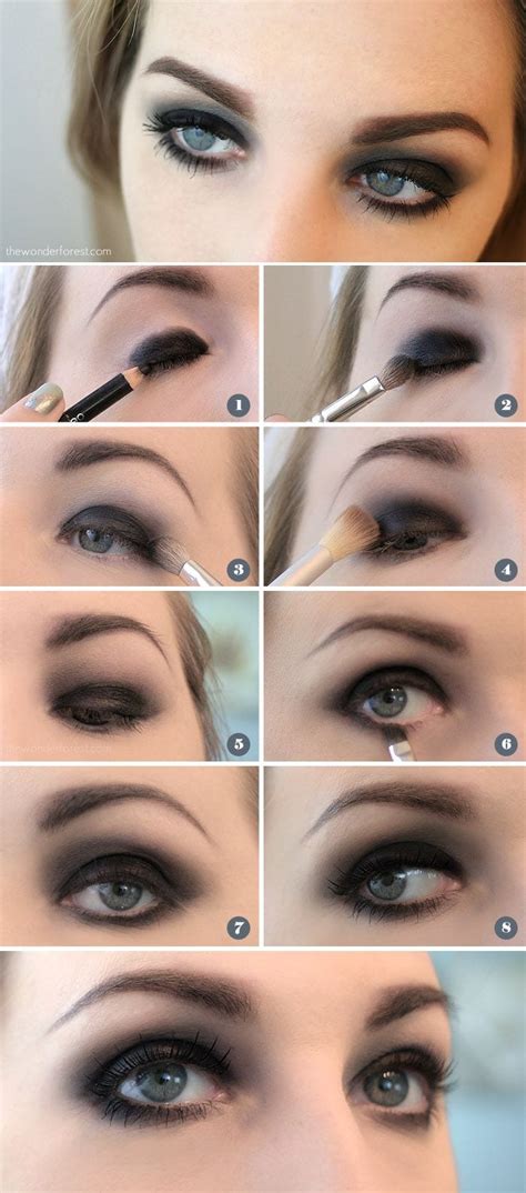 Using your pencil brush, gently blend the same dark eyeshadow from step two across your eyeliner to give it a smokey haze and soften any harsh edges. 25 Easy and Dramatic Smokey Eye Tutorials this Season