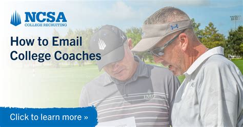 How To Email College Coaches Sample Emails