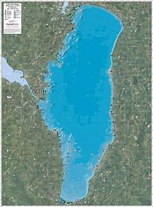 Lake Winnebago Enhanced Wall Map