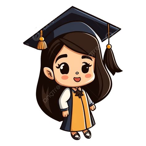 Graduate Girl Cartoon