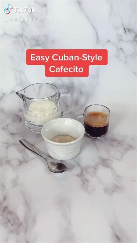 Quick And Easy Cafecito Recipe Video Video Coffee Drink Recipes