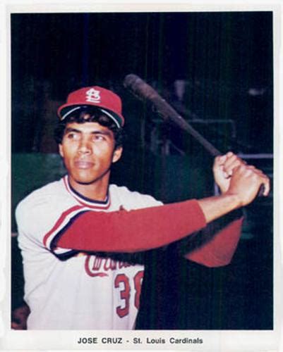 1972 St Louis Cardinals Color Picture Pack A Nno Jose Cruz Trading