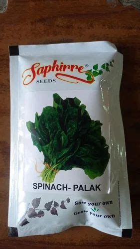 Hybrid Saphirre Spinach Seeds Packaging Type Packet Packaging Size