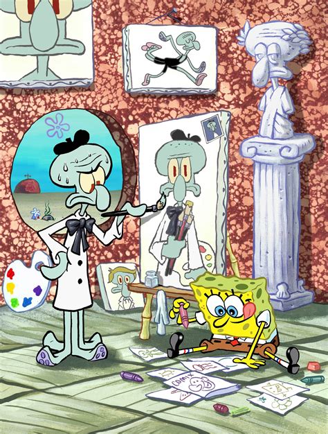 Cartoon Snap Spongebob The Lowbrow Vs Squidward The Arteest