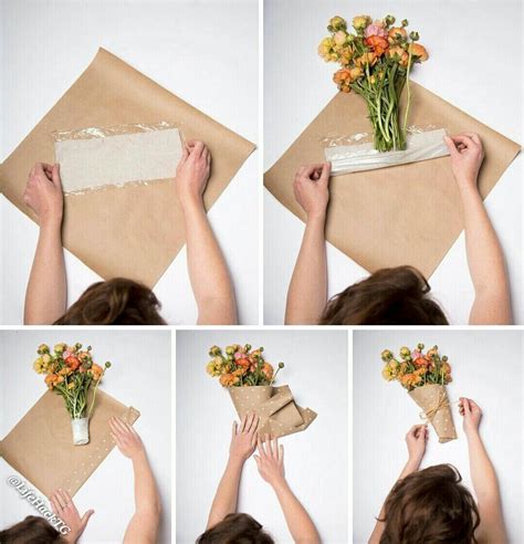 Pin By Anna Arbuzik On Hand Made And Lh How To Wrap Flowers Flower