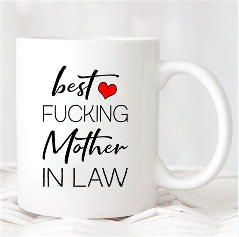 Best Fucking Mother In Law Mug 148mug Mother In Law Etsy