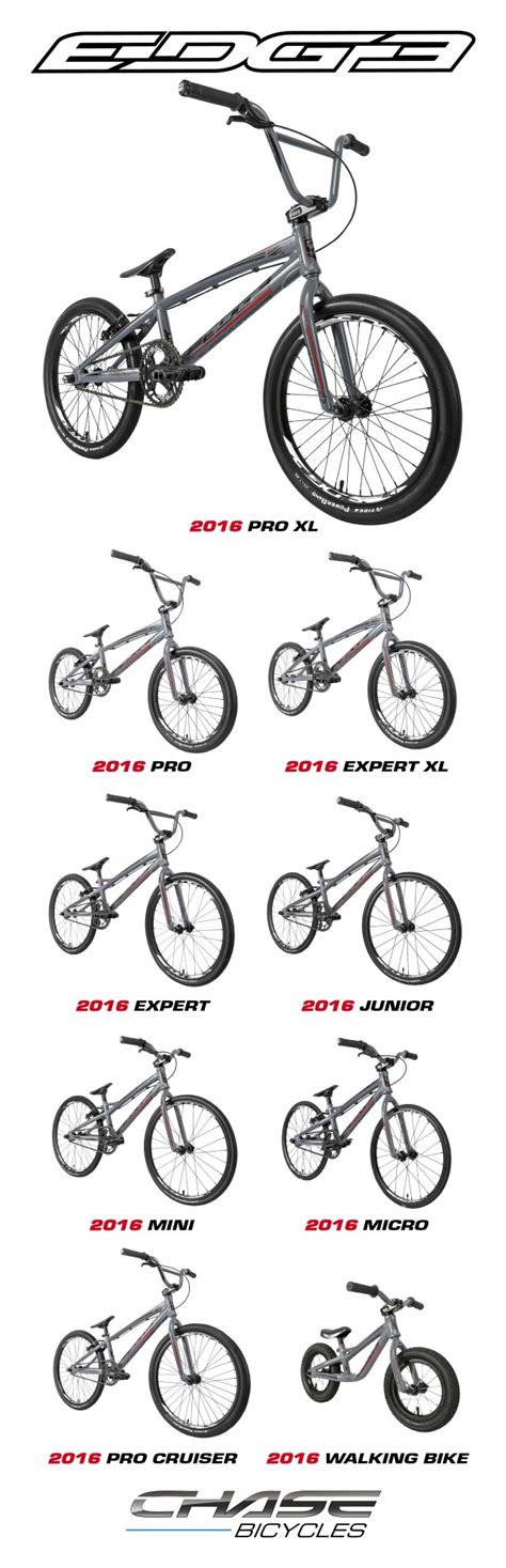 Chase Bicycles 2016 Complete Bike Line Up