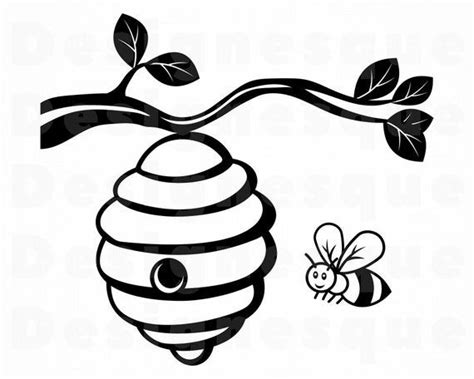Beehive SVG Honey Svg Bee Svg Beehive Clipart Beehive | Etsy in 2021